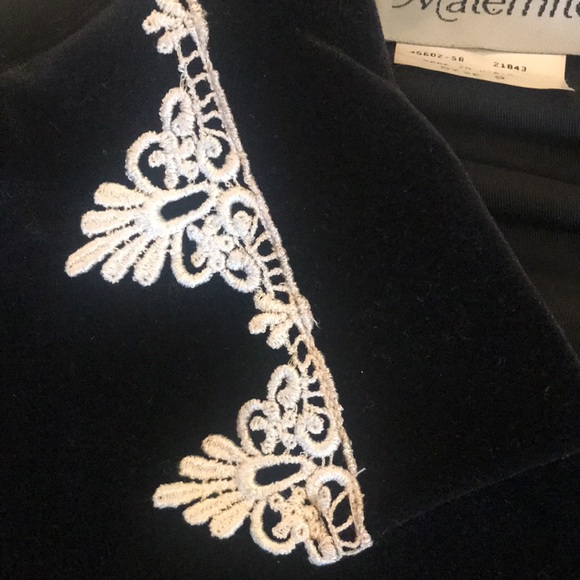 Maternite Black Velvet Size Small Adjustable Dress. - Picture 8 of 13